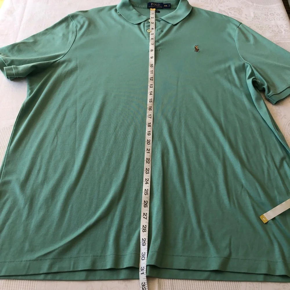 Polo by Ralph Lauren Men's Size XXL Sage Green Polo Shirt Classic-Fit Golf